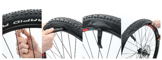 A külső gumi levétele a felniről